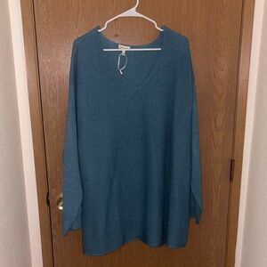 Ella Moss Teal Long Sleeve Top